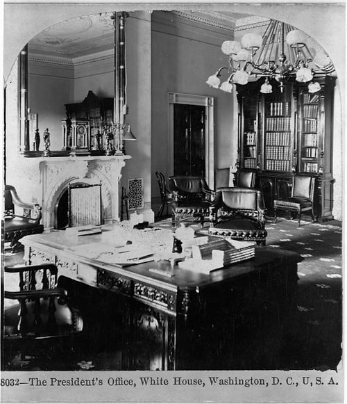 The Oval Office wasn’t put in until 1913, per William Howard Taft’s instructions.