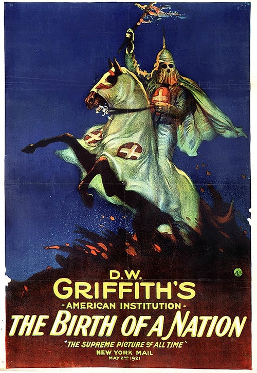 The first movie screened inside the White House was Birth of a Nation, by Woodrow Wilson in 1915.