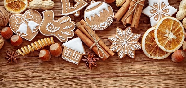 1. Рождественские имбирные печенья