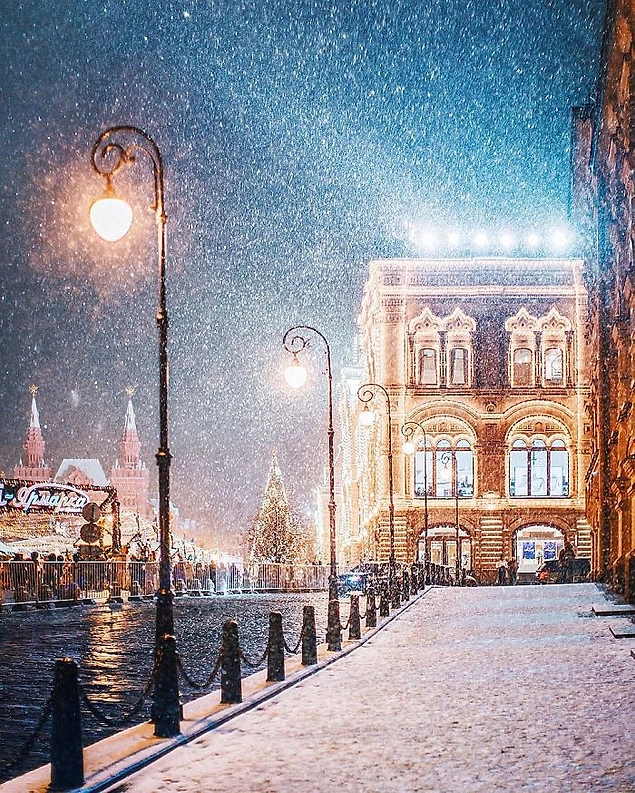 Зимняя Новогодняя Москва