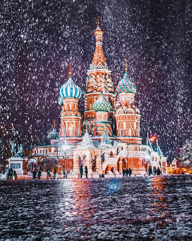 Зимняя Новогодняя Москва