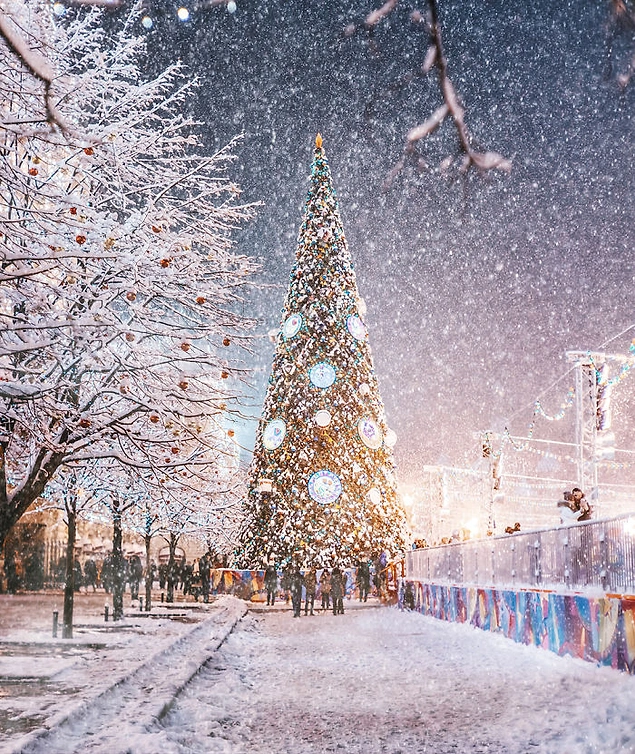 Зимняя Новогодняя Москва