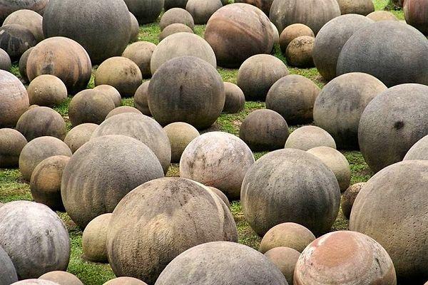 1. The giant stone spheres of Costa Rica.