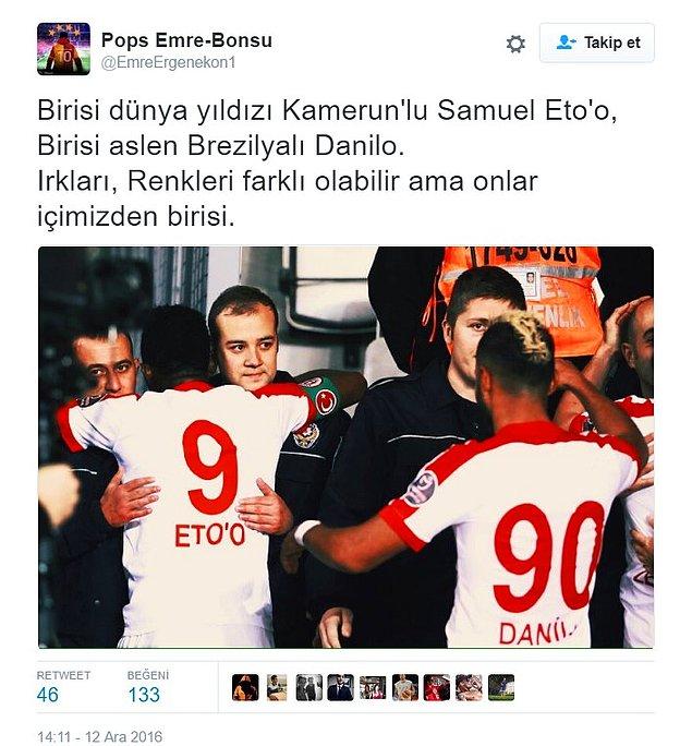 3. Antalyasporlu futbolcular, golden sonra aynı Galatasaray maçında olduğu gibi polislerin yanına koştu