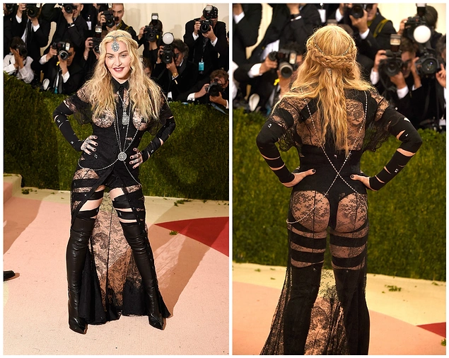 Мадонна на Met Gala в платье от Givenchy