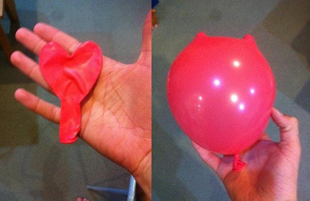4. You wanted some romance but now you've got a balloon with two nipples.