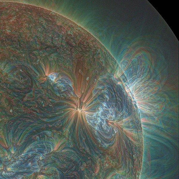 13. Ultraviyole ışınlarına maruz kalan Güneş