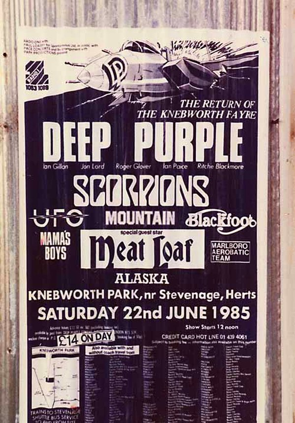 33. The Knebworth Park Festivals (1985)