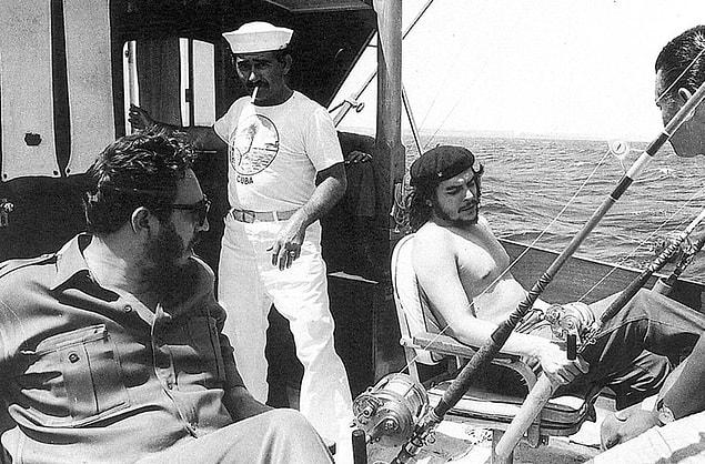 11. Che, Fidel Castro, and Ernest Hemingway used to go fishing together.