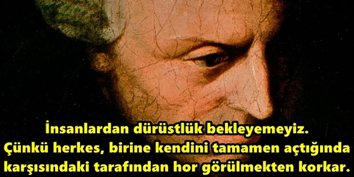 Kant'ın Öğrencisine Yazdığı Mektubunda 'Kalp Kırıklığı' Üzerine Verdiği Önemli Tavsiyeler