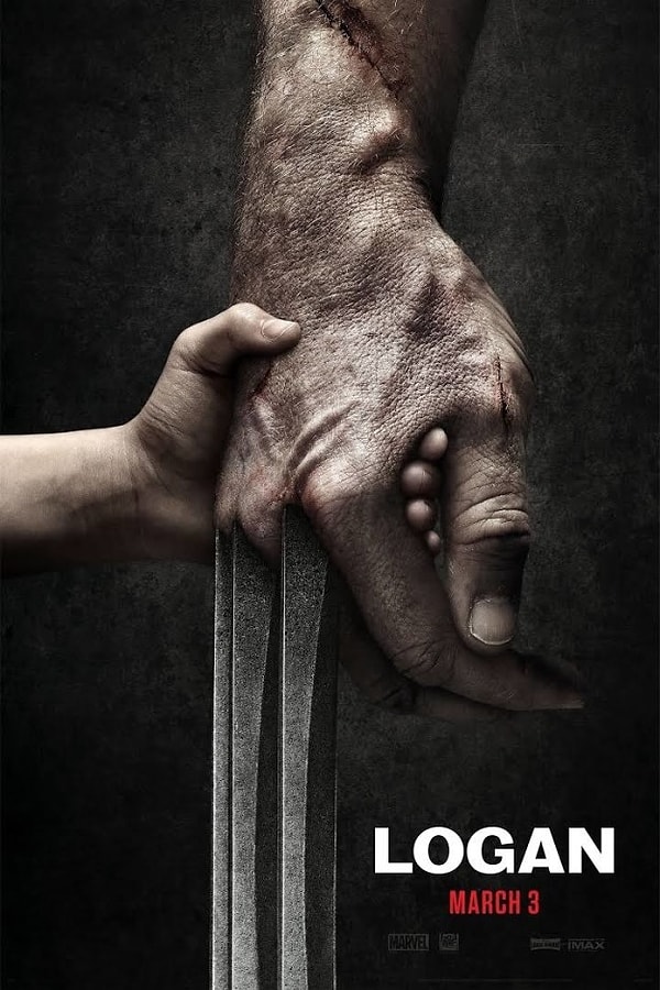 18. 'Logan' posterindeki bu çocuğun parmakları bir tık uzun gibi.