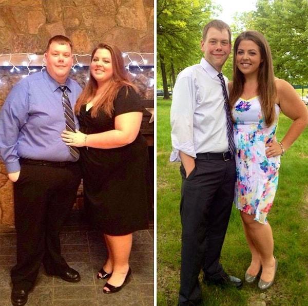 11. 2013 yılında hayatlarını değiştirmeye karar veren mutlu çiftimiz şu ana kadar 150kg verdi.