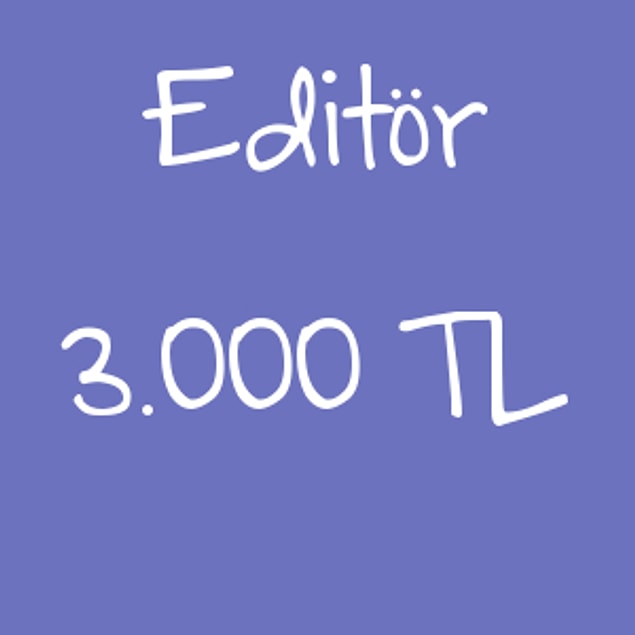 Editör - 3.000 TL!