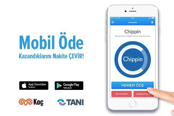 Chippin uygulamasını ücretsiz indirin, alışverişlerinizde mobil ödeyin, kasada vakit harcamayın!