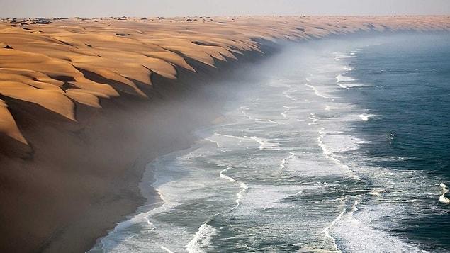 2. Where the Namib desert meets the Atlantic ocean