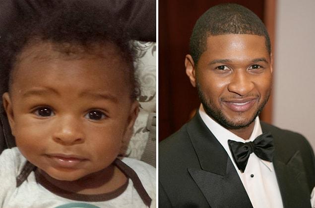 19. Usher has a kid?