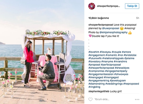 15. А где вы сказали "Да!" своему единственному и любимому?