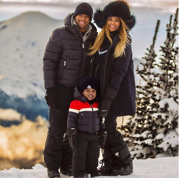 6. А вот и Сиара с Расселлом Уилсоном