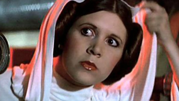 Star Wars'un Prenses Leia'sı Carrie Fisher'ın Oyuncu Seçmelerindeki Görüntüleri