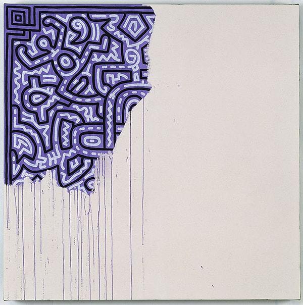 2. Keith Haring: Yarım Kalmış Resim (1990)