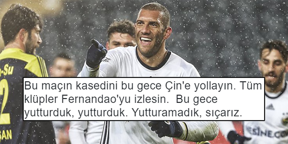 Fernandao'nun Mükemmel Performansının Ardından Yapılmış 12 Paylaşım