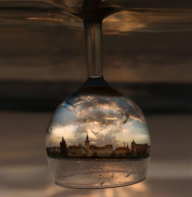 7. Prague in a wine glass.