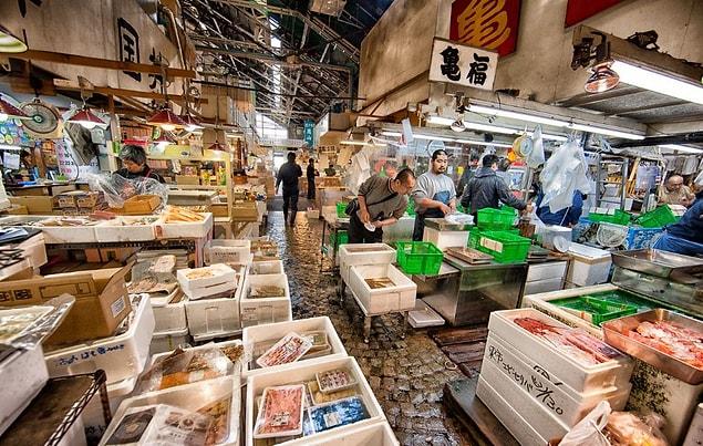 7. Tsukiji Fish Market, Tokyo