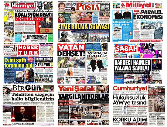 Gazetelerde Bugün | 28 Aralık Çarşamba