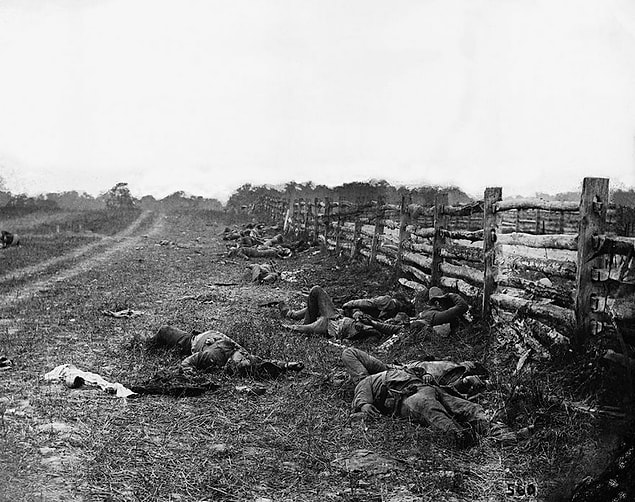 63. The Dead Of Antietam, Alexander Gardner, 1862