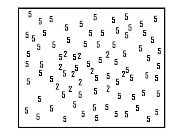 9. И последний вопрос! Какие буквы здесь образуют двойки?