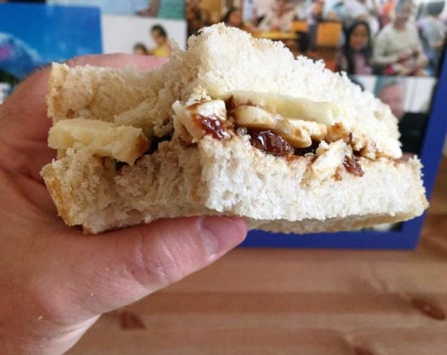 13. Putting Branston pickle in every cheese sandwich.
