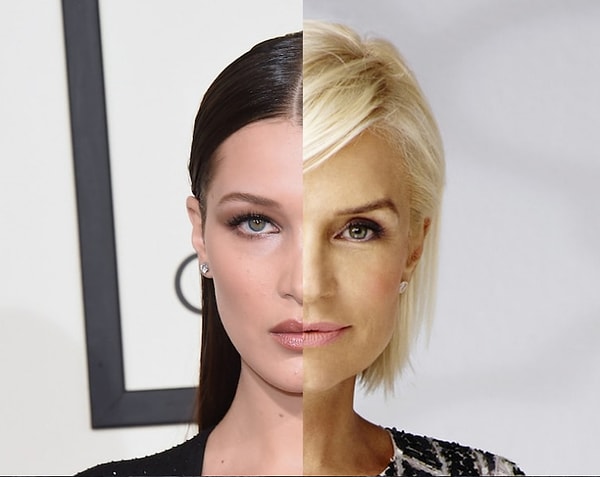 2. Даже поставив рядом Беллу, определенно видно, что мамин ген передался обеим дочерям