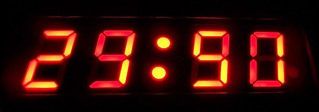 5. Rastgele bir anda rastgele bir saate baktın, en yüksek ihtimalle saat kaç olur?