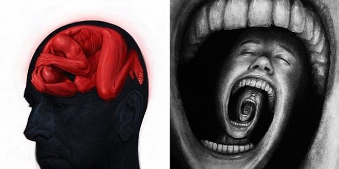 Depresyonun Nasıl Bir Şey Olduğunu Sanatla Anlatanlardan 29 Ürkütücü Çizim