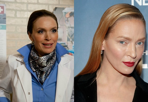 6. 46 лет: Марина Могилевская vs Ума Турман