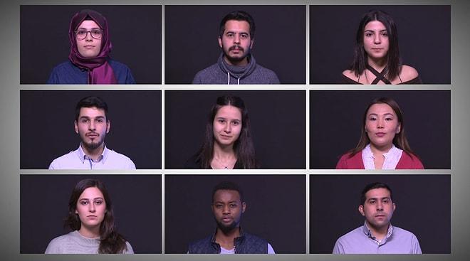 Üniversiteli Gençlerden 30 Dilde Teröre Hayır Mesajı