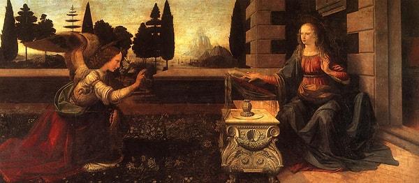1. Leonardo da Vinci, “Annunciation,” 1472