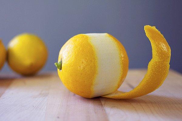 11. Portakal ve limon kabuklarını çöpe atmayın.