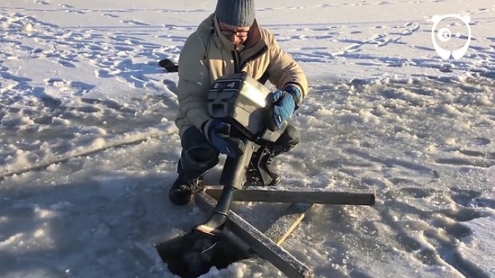 Кто сказал, что рыбалка зимой должна быть скучной?