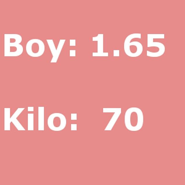 Boy 1.65 Kilo: 70