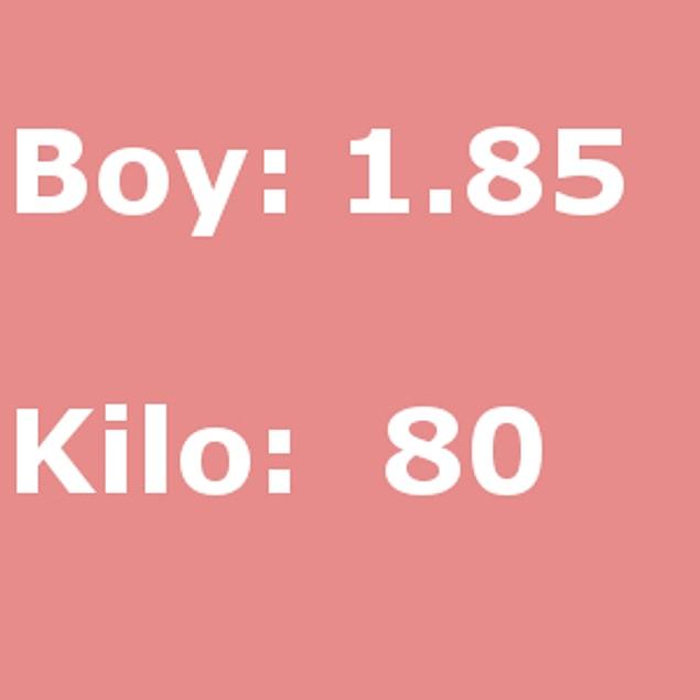Boy 1.85 Kilo: 80