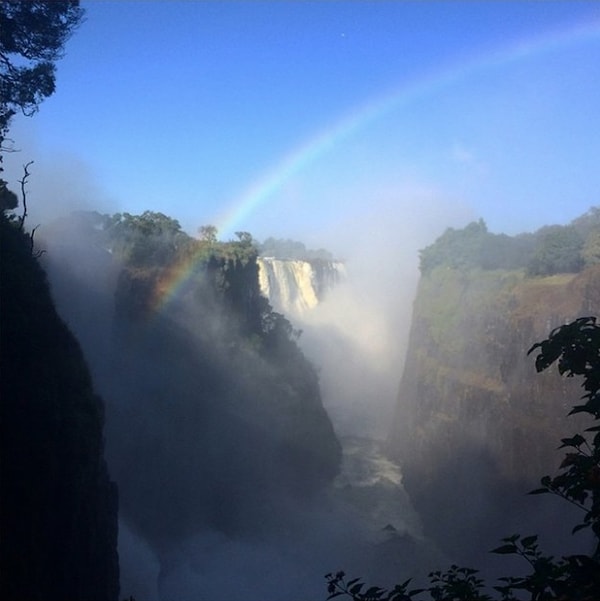 22. Водопад Виктория в Южной Африке