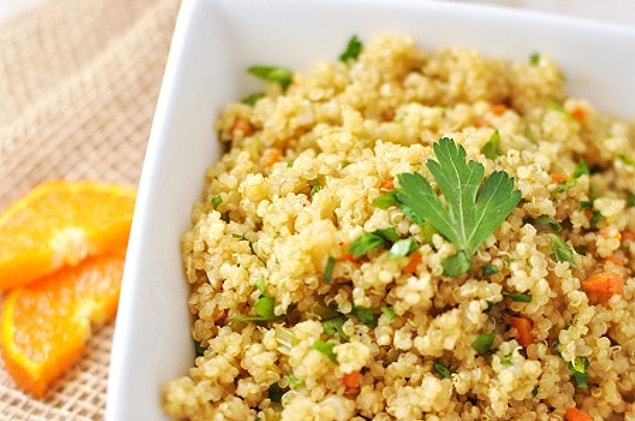 4. Veganlar için tabii ki kinoa pilavı!