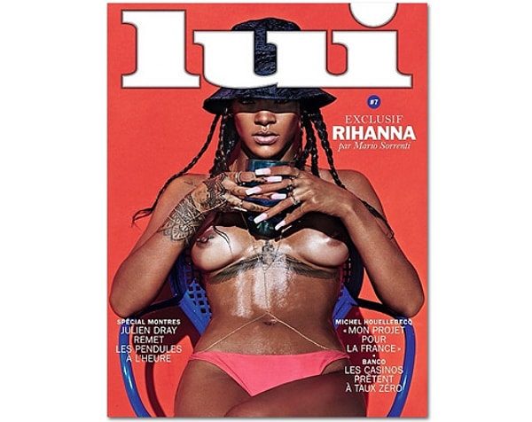 Однажды они заблокировали аккаунт Рианны после того, как звезда выложила свое фото с оголенной грудью с обложки журнала Lui Magazine