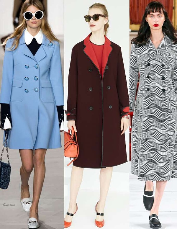 5. Классическое двубортное пальто