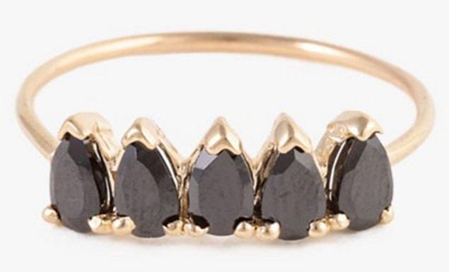 11. Black onyx ring teaching a lesson in classiness.