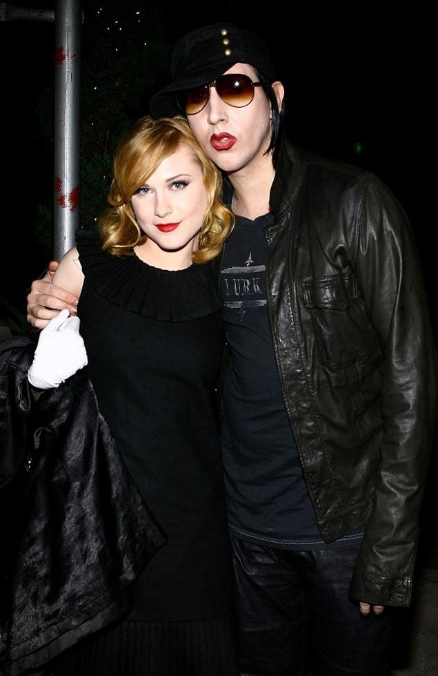 12. Evan Rachel Wood & Marilyn Manson