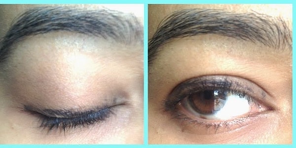 5. Создание стрелки при помощи щипцов для завивки ресниц