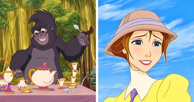 5. Tarzan's Jane is the granddaughter of Beauty and Beast!