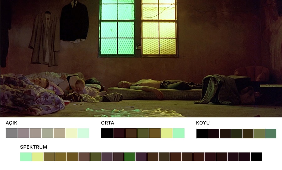 Отдельный кадр. Цветовая палитра сцен. Color Palette Cinema. Палитра сцена. Палитра цветов фильм день.